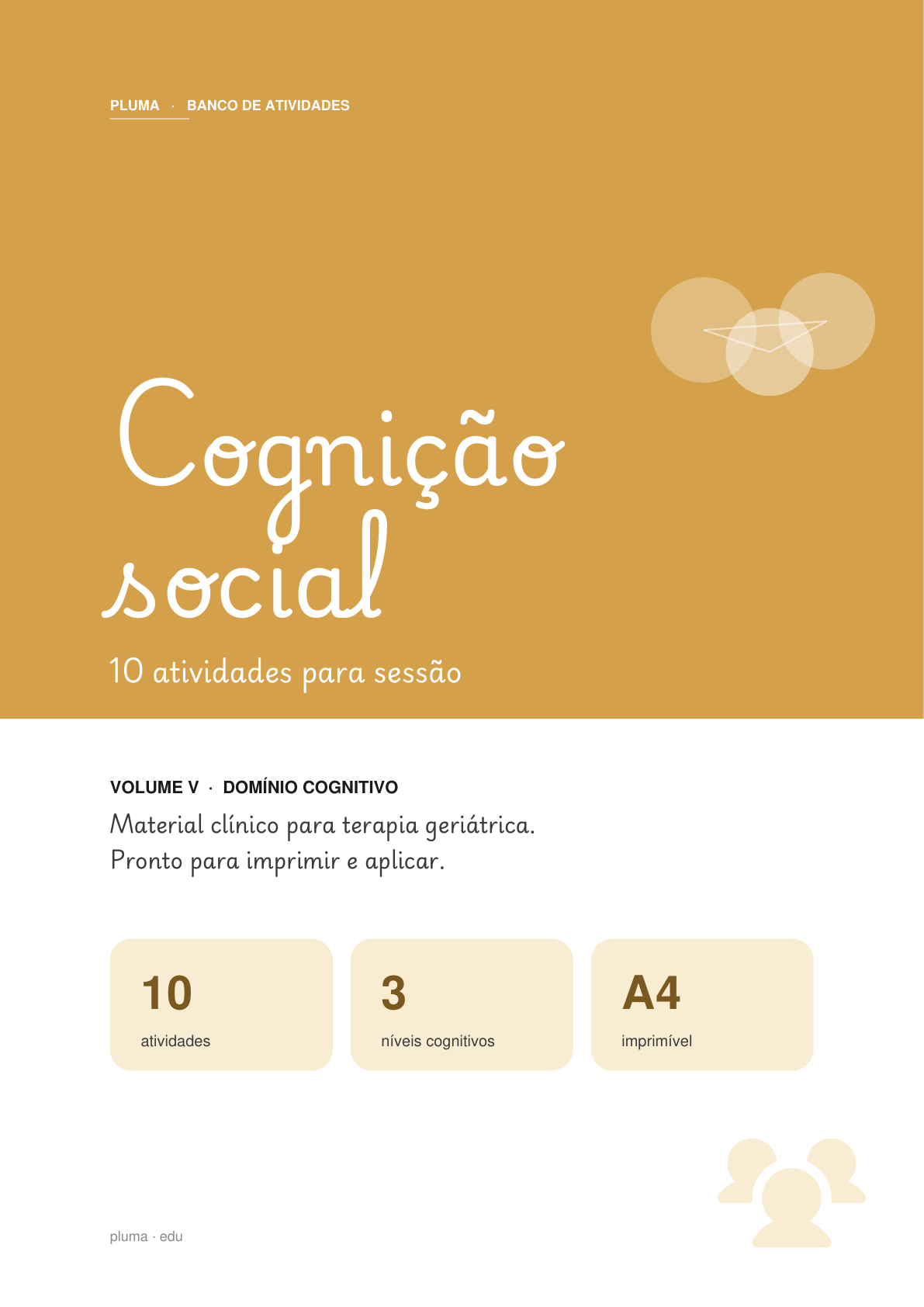 Banco de atividades de Cognição Social para terapia geriátrica