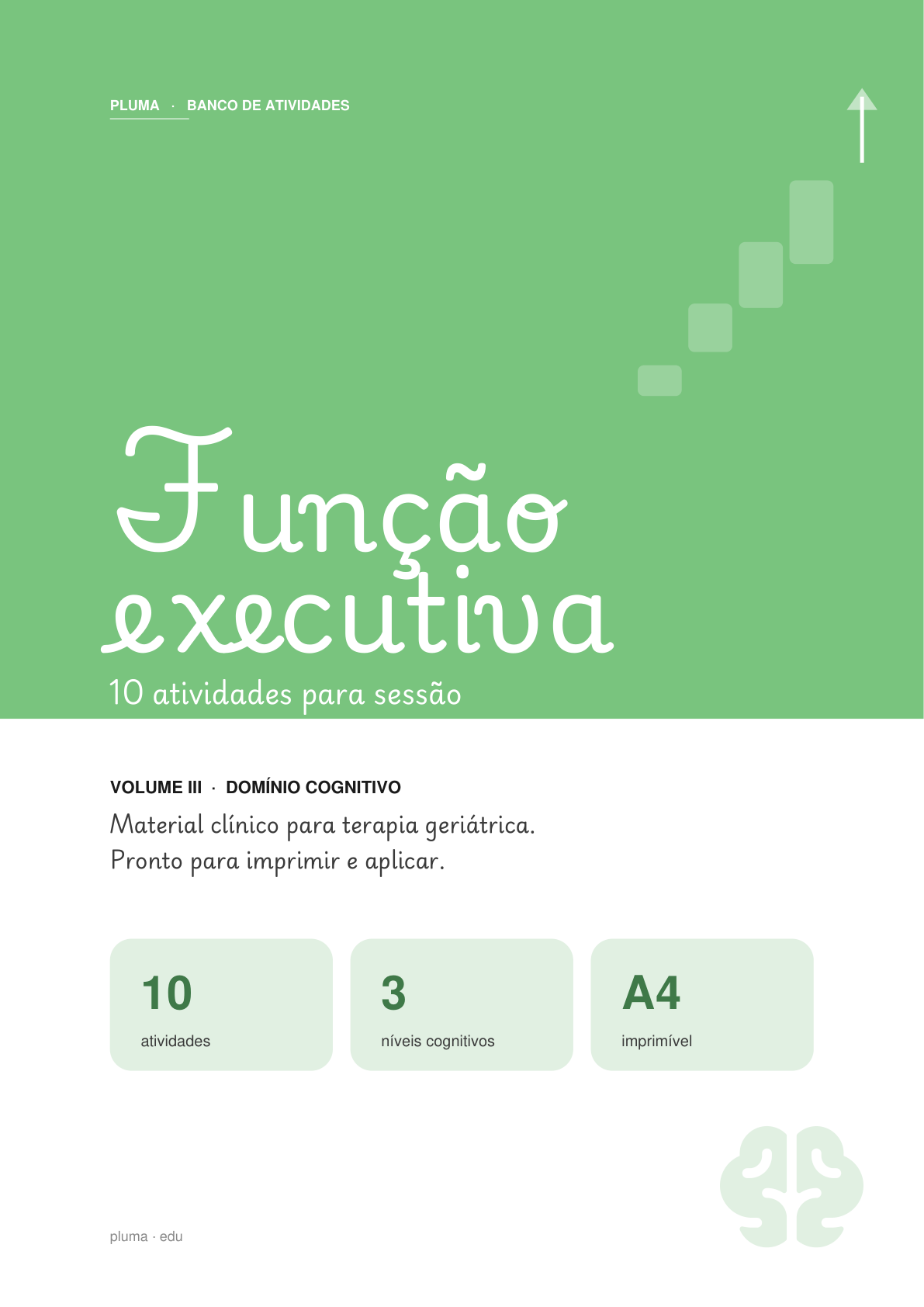 Banco de atividades de Função Executiva para terapia geriátrica