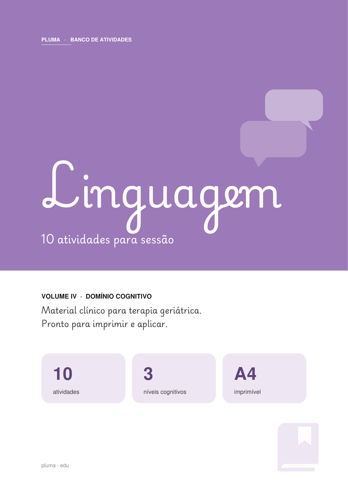 Banco de atividades de Linguagem para terapia geriátrica